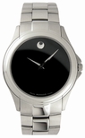 Movado Black Dial Mens Watch 0605756