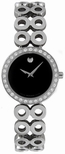 Movado Black Dial Ladies Watch 0605826