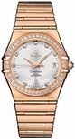 Omega 111.55.36.20.52.001 Rose Gold set with Diamonds Watch