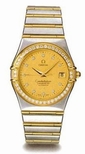 Omega 1207.15.00 Yellow Gold set with Diamonds Watch