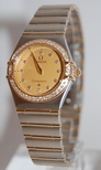 Omega Steel & Gold set with Diamonds Watch 1277.15.00