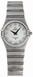 Omega White Mother-of-pearl Dial Ladies Watch 1458.75