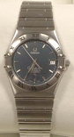 Omega Grey Baton Dial Mens Watch 1502.40.00