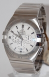 Omega White Baton Dial Mens Watch 1514.20.00