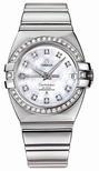 Omega Mother-of-Pearl - White with 11 diamonds Dial Watch 1599.75.00