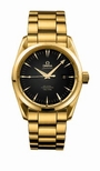 Omega Black Baton Dial Watch 2104.50.00