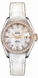 Omega White Mother of Pearl Diamond Dial Ladies Watch 231.28.30.20.55.001