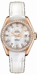 Omega White Mother of Pearl Diamond Dial Watch 231.58.30.20.55.001