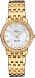 Omega De Ville Prestige Gold set with Diamonds Watch 413.55.27.60.05.001