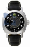 Panerai Black with Ferrari shield at 12, yellow accents Dial Watch FER00009