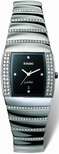 Rado 152.0577.3.171 Platinum Tone Ceramic set with Diamonds Watch