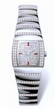 Rado 153.0578.3.096 Platinum Tone Ceramic set with Diamonds Watch