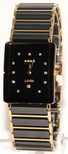 Rado Integral Black Ceramic & Gold Watch 160.0282.3.073