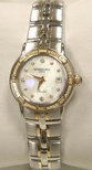 Raymond Weil White Mother of Pearl Diamond Dial ladies Watch 9440-STS-97081