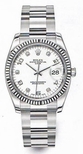 Rolex 115234 Steel & White Gold Watch