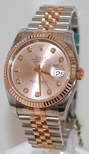 Rolex Pink Diamond Dial Watch 116231