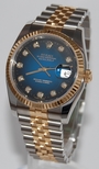 Rolex Blue Diamond Dial Watch 116233