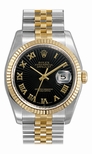 Rolex 31 Jewel Chronometer Automatic Mens Watch 116233BKSBRJ