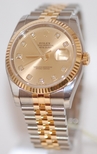 Rolex Datejust Steel & Gold Watch 116233CDJ