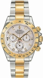 Rolex White Mother-of-pearl With 8 Diamonds Dial Mens Watch 116523MDO