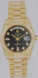 Rolex Day Date Yellow Gold Watch 118208