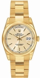 Rolex Champagne Baton Dial Mens Watch 118208