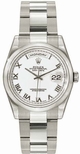 Rolex White Dial Mens Watch 118209