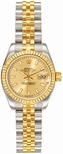 Rolex Gold Dial Ladies Watch 179173CSJ