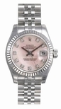 Rolex Lady Datejust Steel & White Gold Watch 179174