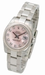 Rolex Pink Mother of Pearl Diamond Dial Watch 179174