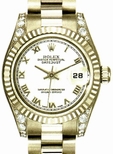 Rolex Lady Datejust White Gold set with Diamonds Watch 179239