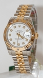 Rolex Lady Datejust Steel & Gold set with Diamonds Watch 179313