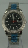 Rolex Black Dial Watch 6673