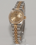 Rolex Champagne Baton Dial Watch 69173