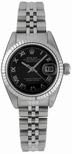 Rolex Black Dial Ladies Watch 79174BK