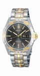 Seiko Black Dial Watch SMD008