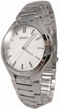 Seiko White Dial Watch SNF657