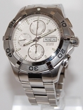 TAG Heuer Silver Baton Dial Mens Watch CAF2011.BA0815