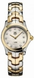 TAG Heuer White Mother of Pearl Diamond Dial Watch WJF1451.BB0584