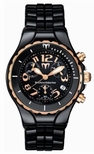 Technomarine MoonSun Ceramic Black Ceramic and Rose Gold Watch 208018