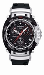 Tissot Black Carbon Baton Dial Mens Watch T027.417.17.201.02