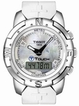 Tissot White Mother-of-pearl With Diamonds Dial Watch T33.7.858.88